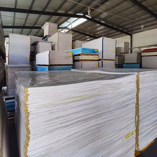 White Advertising Decoration PVC Foam Board with Customized Size