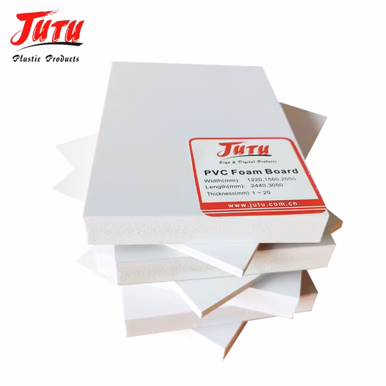 Cellular Structure More Flexibility Higher Hardness Outdoor Advertising PVC Celuca Celuka Foam Board